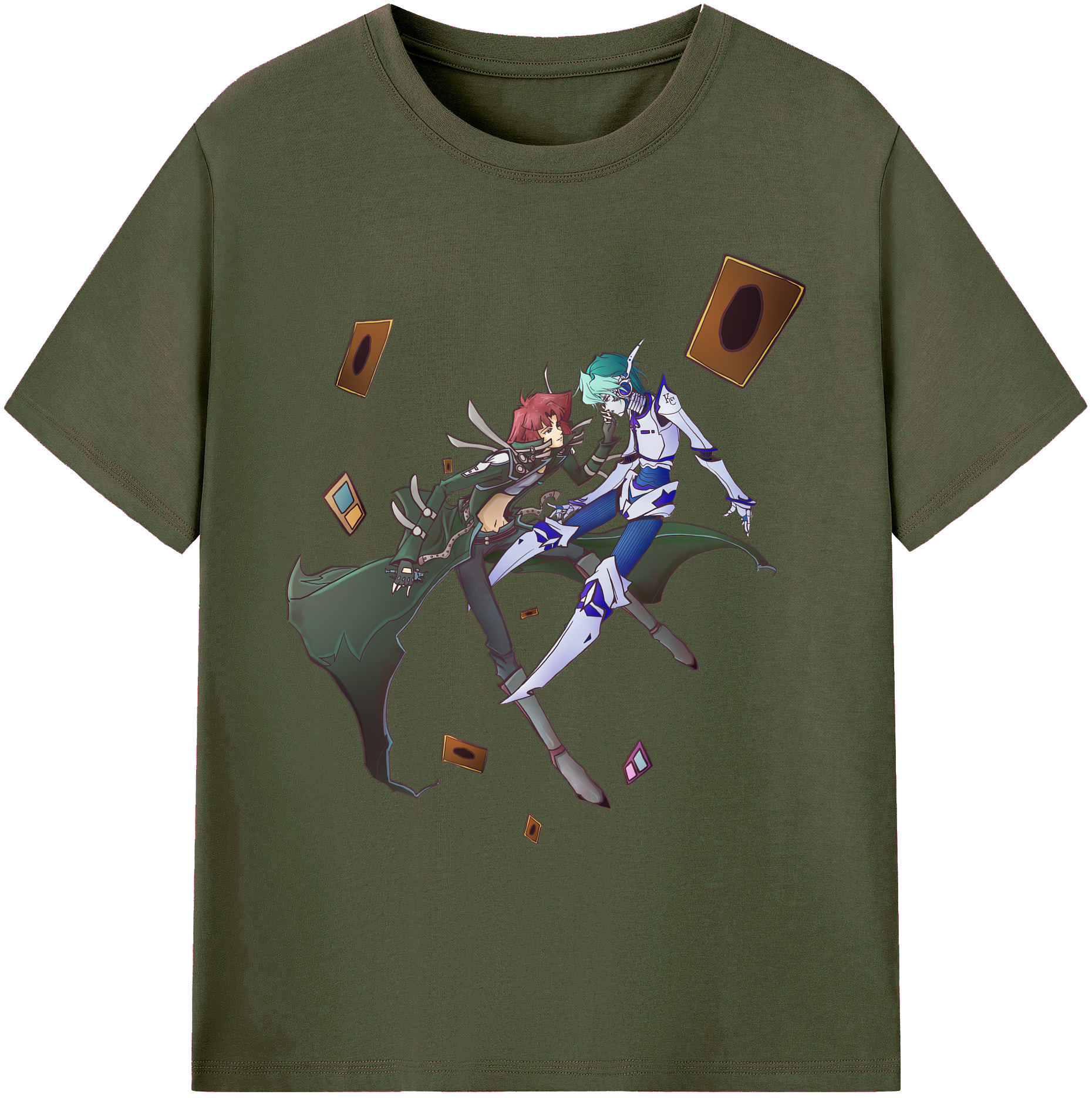 （画像用） 遊☆戯☆王 Yu-Gi-Oh! 綿100％ メンズ半袖Tシャツ｜肌触りやわらか＆通気性